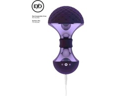 Vive By Shots Vive Enoki Flexible Massager Violetinė - Rechargeable Silicone Model