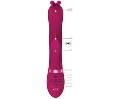Vive By Shots Vive Gada – Vibrating Bunny Ear G taško triušis su pulso bangos kotu