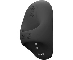 Vive By Shots VIVE Hana Juodas - Ergonomic Pulse Wave Rechargeable Finger Device