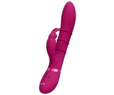 Vive By Shots Rožinė Stimulating Rings, Vibrating G-Spot Rabbit - Rožinė