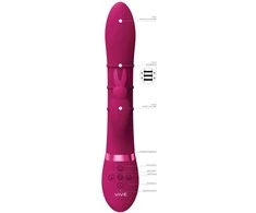 Vive By Shots Rožinė Stimulating Rings, Vibrating G-Spot Rabbit - Rožinė