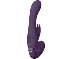 Vive By Shots Suki Strapless Vibrating Intimate System Rabbit Violetinė, 3 Motors, Silicone