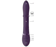 Vive By Shots Vive Vibrator zuikis daugiafunkcinis 10 režimų 24cm