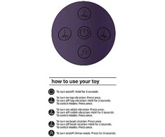 Vive By Shots Vive Wibrator Nilo - Pinpoint Rotating G-spot Rabbit - Violetinė