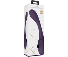 Vive By Shots Rožinė Mirai Bendable Dual Motor Intimate Massager, Medical Silicone, Rožinė