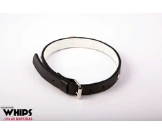 Whips Collections Moteriška bdsm apykaklė balta siaura natūralios odos seksas