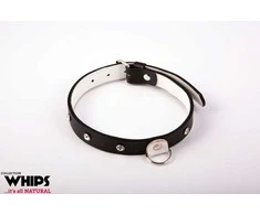 Whips Collections Moteriška bdsm apykaklė balta siaura natūralios odos seksas