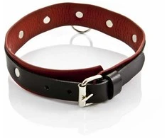 Whips Collections Bdsm apykaklė moterims, natūralios odos baudžiava