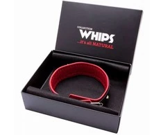 Whips Collections Moteriška apykaklė, natūrali oda, botagiški botagai