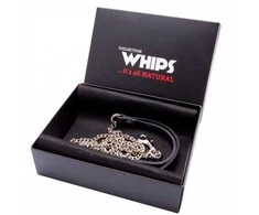 Whips Collections Odinė pavadėlio grandinėlė natūralios odos vergijos seksas