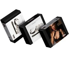 Whips Collections Bindings - Moteriška apykaklė su pavadėliu, balta