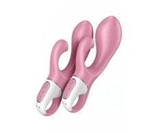 Satisfyer Air Pump Bunny 2 bunny vibratorius Rožinis