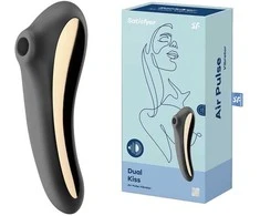 „Satisfyer Dual Kiss“ oro stimuliatorius-vibratorius