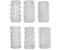 You2Toys Raudona Roses Penis Ring Set 6 pcs