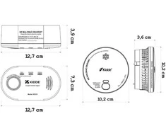 Carbon monoxide detector K5CO + smoke detector 2030-DSR3 KIDDE
