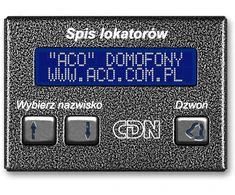 ACO CDN-230E GR Elektroninis nuomininkų sąrašas grafitas