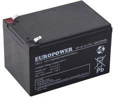 EUROPOWER AGM akumuliatorius EP serija 12V 12Ah (tarnavimo laikas 6-9 metai)