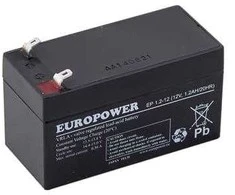 EUROPOWER EP serijos AGM baterija 12V 1,2Ah (tarnavimo laikas 6-9 metai)