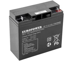AKUMULIATORIUS 12V 17AH VRLA/EP17-12 EUROPOWER EMU