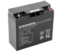 EUROPOWER AGM akumuliatorius EPL serijos 12V 17Ah (tarnavimo laikas 15 metų)