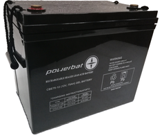 Akumuliatorius PowerBat CBE 12V 75Ah Deep Cycle Gel