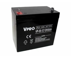 VOL Akumuliatorius AGM VPRO 12V 55 Ah