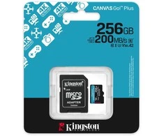 Atminties kortelė KINGSTON 256GB Micro SDXC Canvas w/o ADP