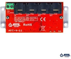 Šakotuvas ATTE APT-4-11 jungiklis PoE 4 prievadų 10/100Mbps, plėtinys
