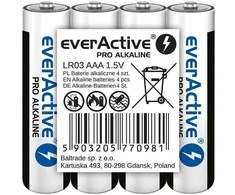 LR03 (AAA) „everActive Pro“ šarminės baterijos (4 vnt. pakuotė)