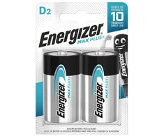 Bateria LR20 / D Energizer Alcaline MAX Plus (blister 2 vnt.)