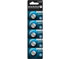 Baterija CR1616 everActive (5 vnt. lizdinėje pakuotėje)