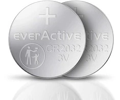 Baterija CR2032 everActive (lizdinė pakuotė, 5 vnt.)