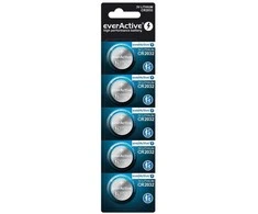 Baterija CR2032 everActive (lizdinė pakuotė, 5 vnt.)