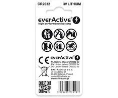 Baterija CR2032 everActive (lizdinė pakuotė, 2 vnt.)