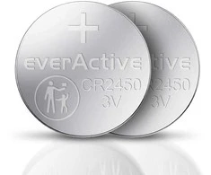 Baterija CR2450 everActive (lizdinė pakuotė, 5 vnt.)