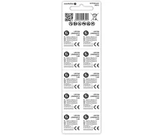Baterijos AG13 / G13 / LR44 / LR1154 everActive 1,5V (blisterinė pakuotė, 10 vnt.)