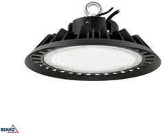 Bemko 100W LED UFO šviestuvas VOYAGER, juodas, 4000K, IP65, 120°