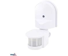 Bemko Paviršinis judesio daviklis, juodas, IP44, max 1200W, 180°, max 12m