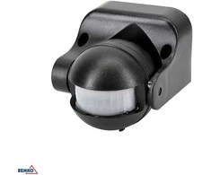 Bemko Paviršinis judesio daviklis, juodas, IP44, max 1200W, 180°, 5-12m