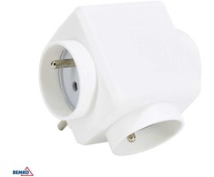 Bemko Trivietis lizdo adapteris, max 3500W