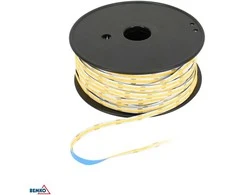 Bemko 12W/m COB LED juosta PREMIUM, 12V, 480LED/m, 3000K, IP20, 5m ritė