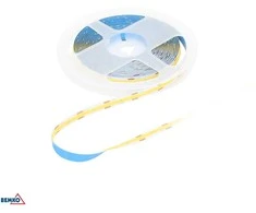 Bemko 14W/m COB LED juosta PREMIUM, 24V, 480LED/m, 4000K, IP20, 5m ritė