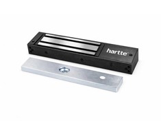 Dymo Bira HARTTE MG280SR-BK 280 kg juoda elektromagnetinė spyna su stebėjimo ir signalizacijos funkcijomis