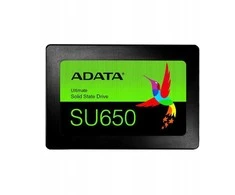 Kietasis diskas SSD ADATA SU650/1TB/SATA 3.0/Rašymo greitis 450 MB/sek/Nuskaitymo greitis 520 MB/sek2,5"/ASU650SS-1TT-R