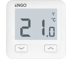 Engo Controls Belaidis temperatūros reguliatorius E10-W, 230 V, baltas