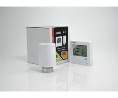 Carruzzo ENGO Controls Inteligentny komplektas ogrzewania Baltas (E25-BATW-4 + ETRV-M30)