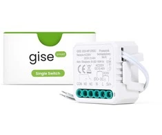 GISE Smart Pojedynczy moduł przekaźnikowy bezpotencjałowy niskonapięciowy WiFi | Tuya | GSS-WF-DRDC