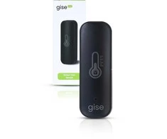 GISE Smart temperatūros jutiklis i wilgotności Wi-Fi Juodas | Tuya | GTHS-WF-01-B