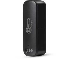 GISE Smart temperatūros jutiklis i wilgotności Wi-Fi Juodas | Tuya | GTHS-WF-01-B