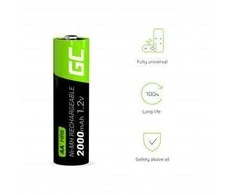 Green Cell AKUMULATORKI Žalias Cell 4x AA HR6 2000mAh GR02